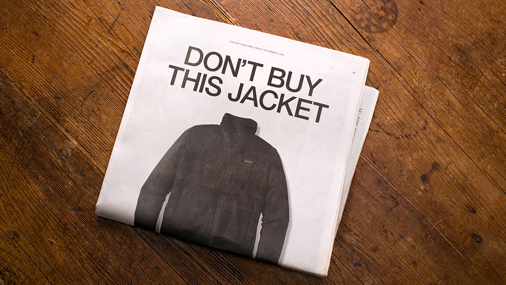 Don't Buy This Jacket 캠페인과 파타고니아 원단 수선 서비스 인프라 설계
