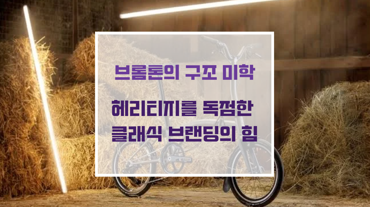 런던 도심 인프라 속에서 폴딩 아키텍처로 독립 배치된 브롬톤 미니벨로 자전거